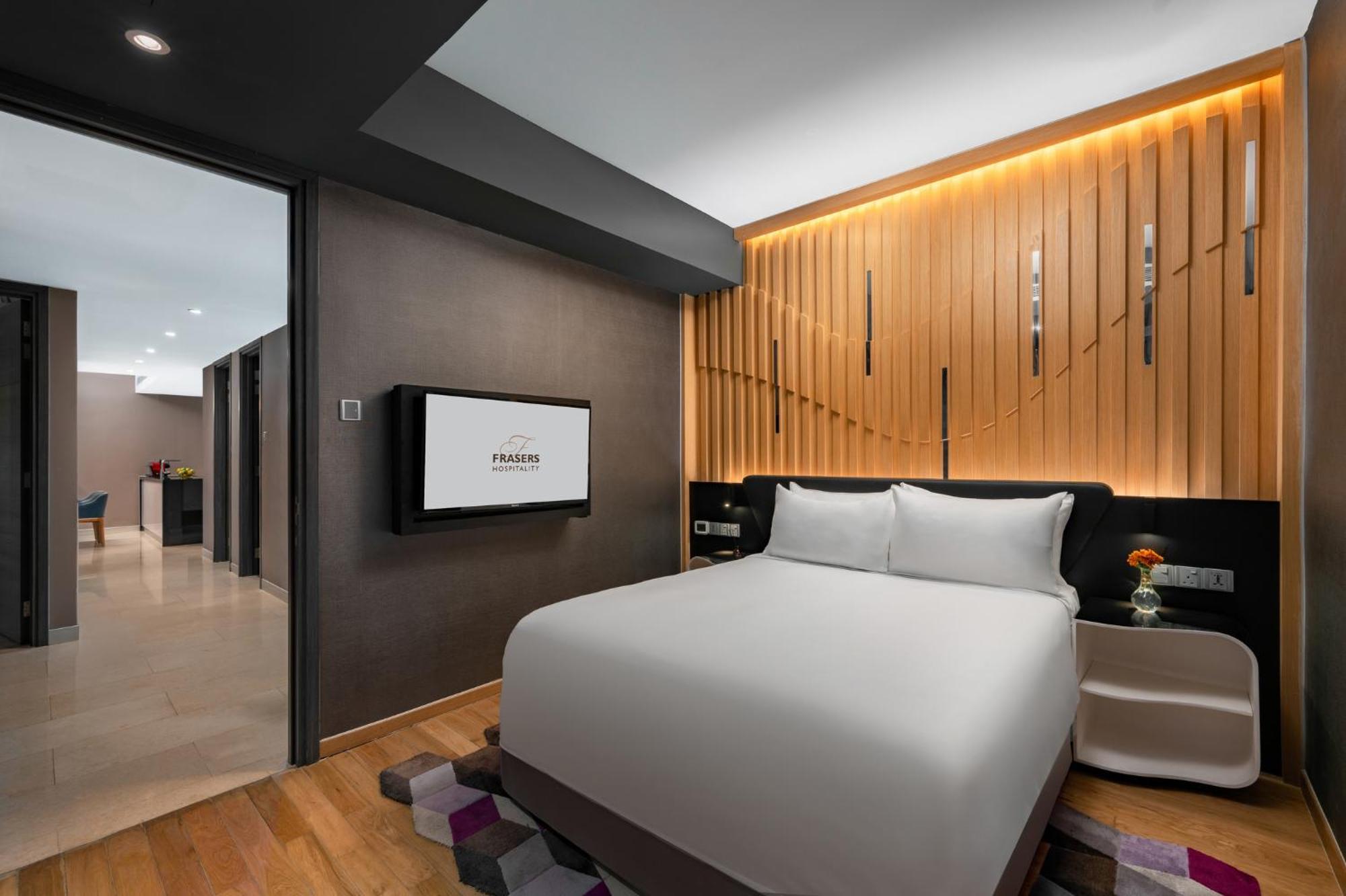Fraser Place Puteri Harbour Nusajaya  Buitenkant foto A bedroom at the hotel