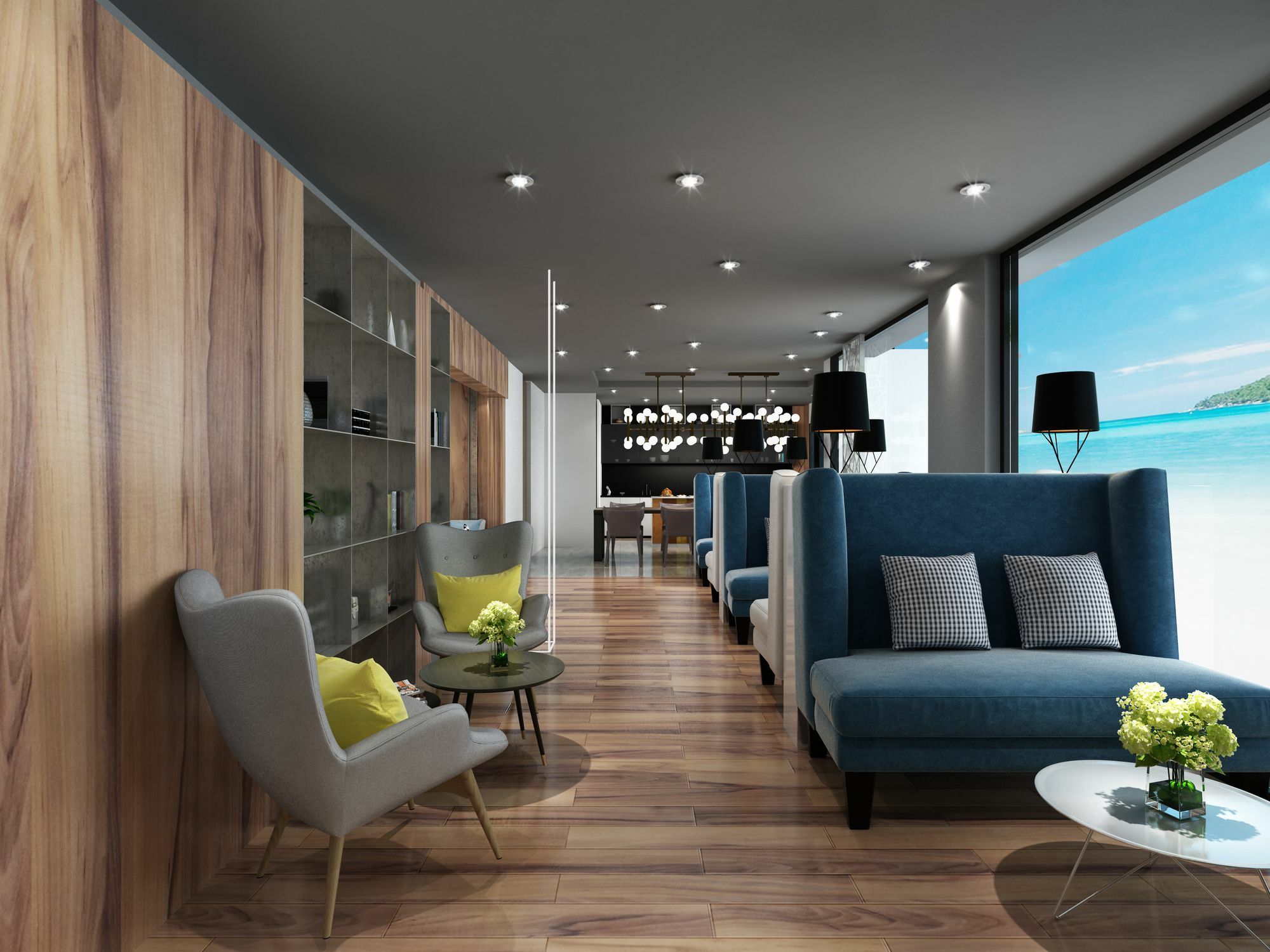 Fraser Place Puteri Harbour Nusajaya  Buitenkant foto The interior of the lounge